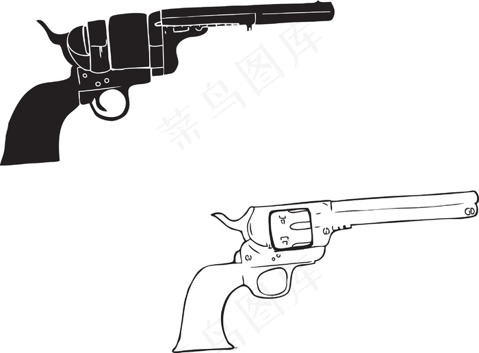 狂野西部的向量元素