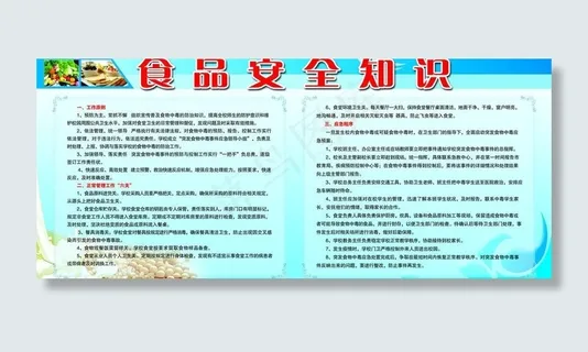 食品安全知识图片