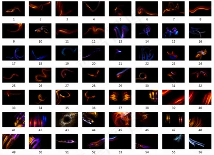 光效纹理曝光视觉特效叠加合成PS素材