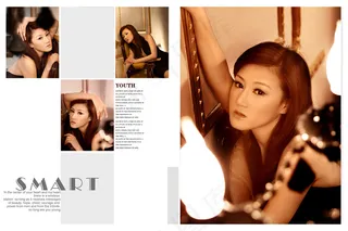 美女模特艺术写真PSD分层素