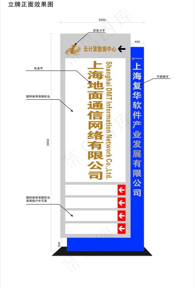 户外立牌图片cdr矢量模版下载