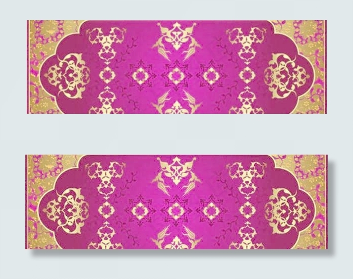 民族风古典镶金花纹