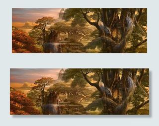 动漫背景 森林图片