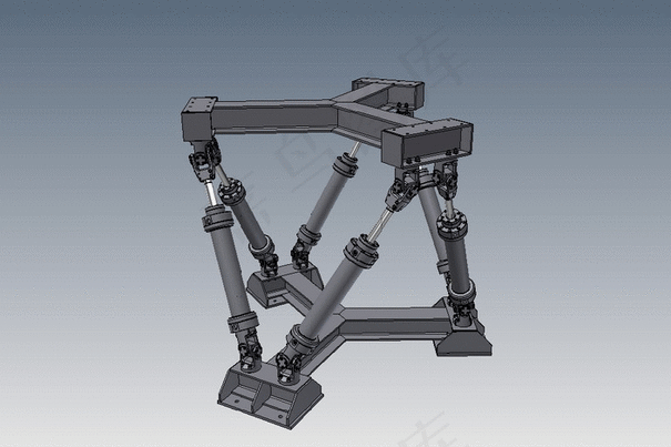 （八面体的六足并联机器人机构）