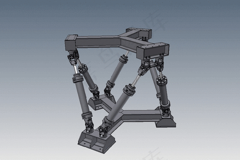 （八面体的六足并联机器人机构）