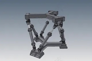 （八面体的六足并联机器人机构）