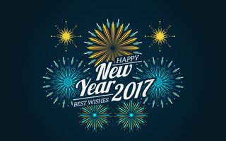 2017古典风格装饰烟花背景