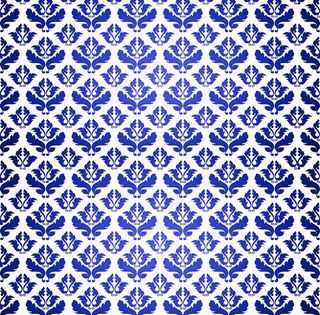 欧式蓝白底纹图片