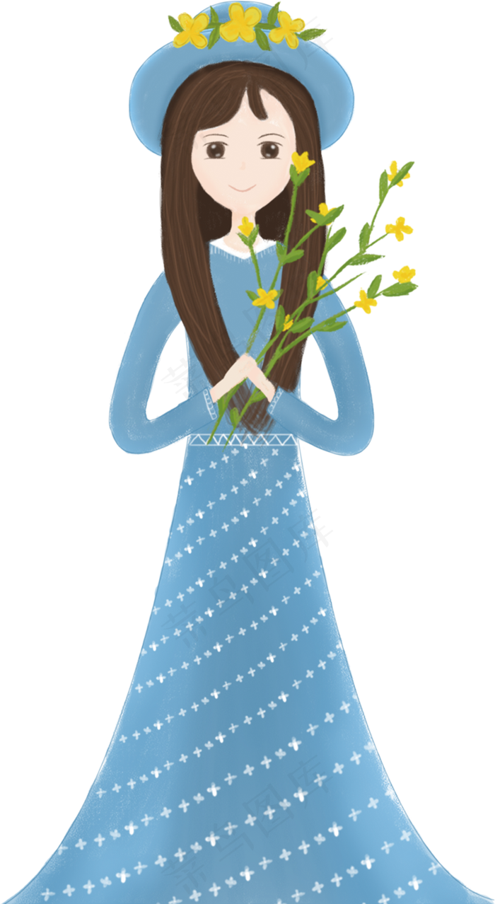 春天来了小报春游环保电子小报