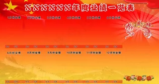 企事业单位月业绩公布栏龙虎榜图片