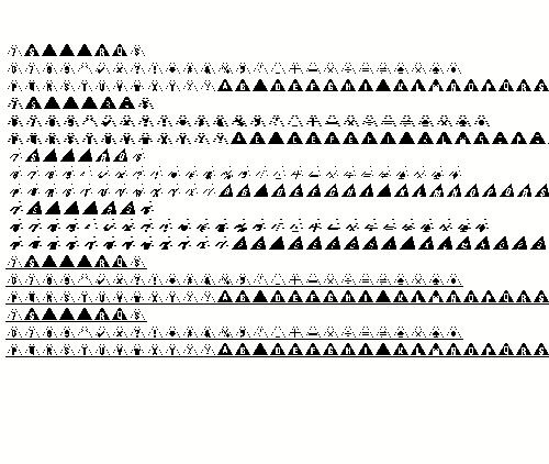 Bullets3 图形设计字体 图...