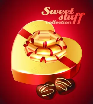 精致可口甜食点心矢量图片