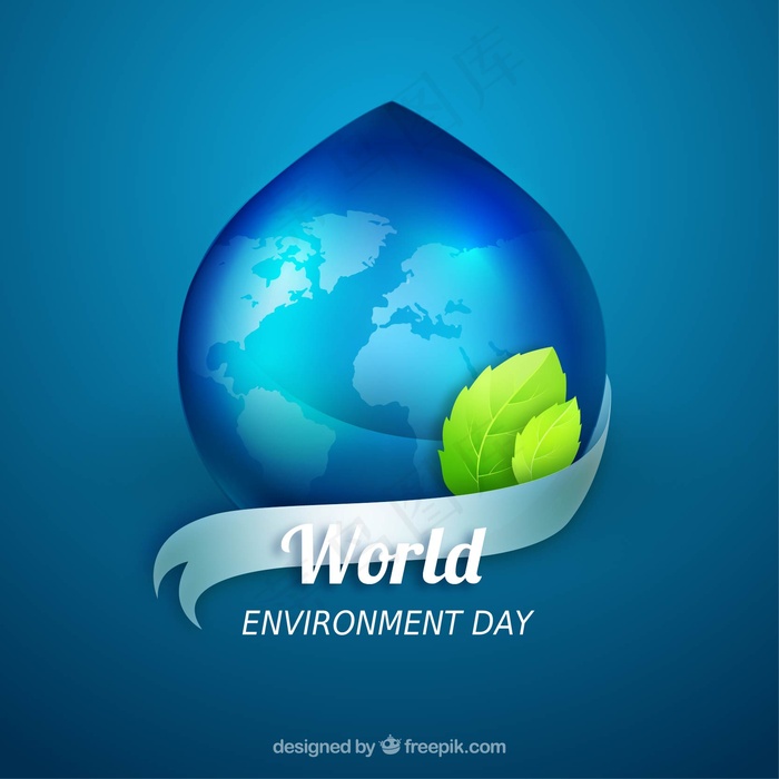 绿色背景矢量图