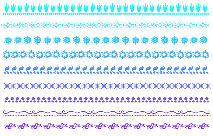 分割线PSD文件隔断详情页可用