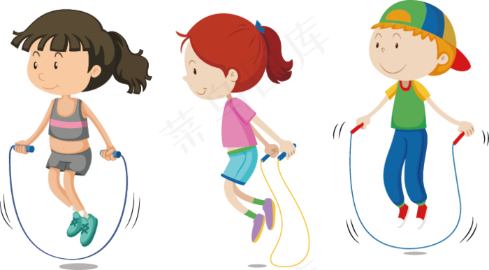 可爱卡通边框小学生学习幼儿素材