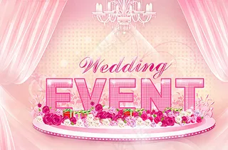 粉色可爱淘宝天猫大全屏首页海报图片