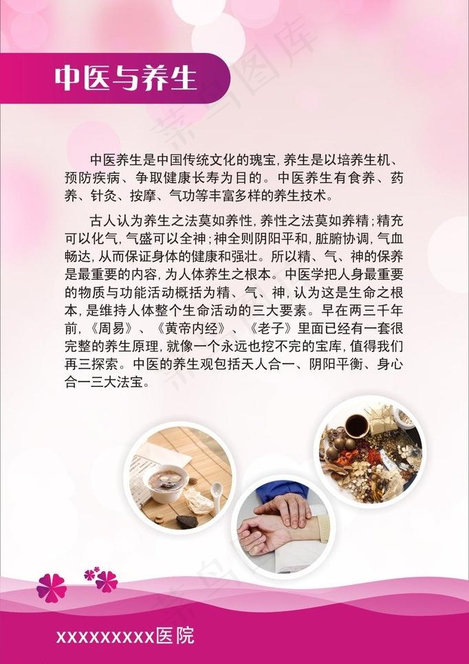 中医展板图片cdr矢量模版下载