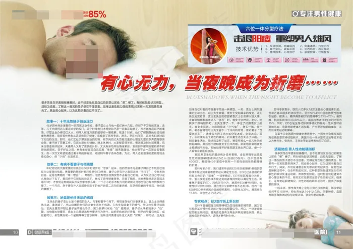 性功能硬广 阳痿早泄 高端杂志 男...(210X297)cdr矢量模版下载