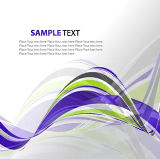 波浪线背景矢量