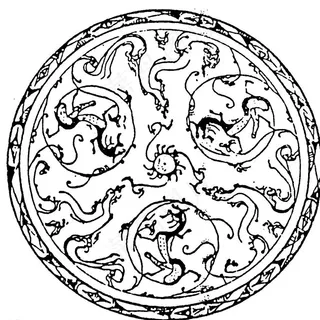 中国龙纹 古典龙纹 中国风龙纹图片