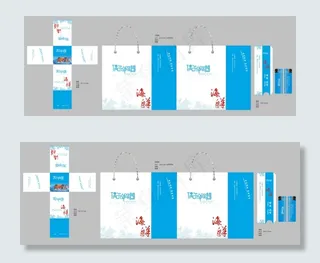 手提袋海鲜盒抽