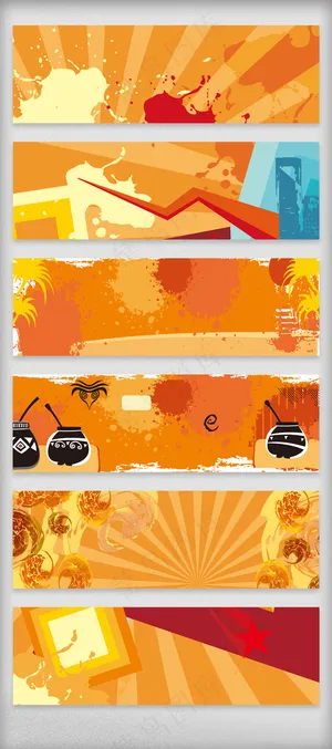 淘宝电商涂鸦banner背景