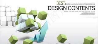 时尚3d商务概念文本背景设计矢量素...