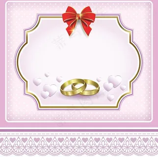 婚礼邀请卡图片