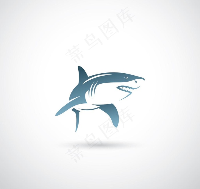鲨鱼图片eps,ai矢量模版下载