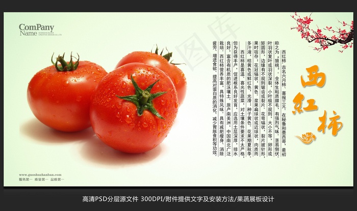 蔬菜展板设计西红柿海报招贴广告设计psd模版下载