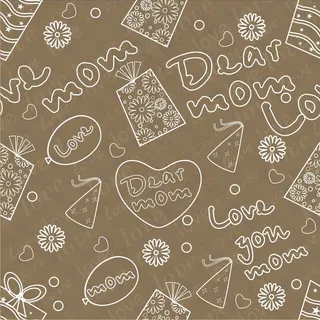 母亲节庆祝活动的无缝模式