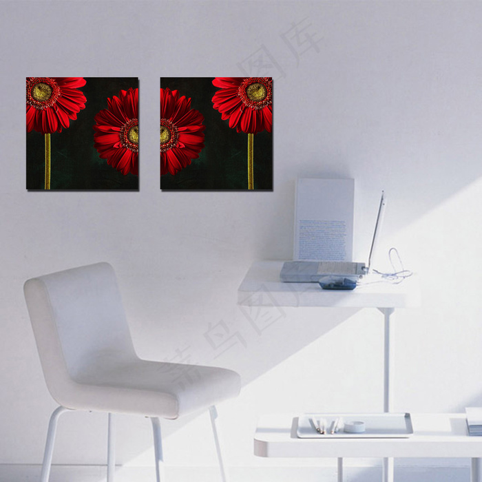 花朵无框画
