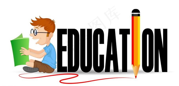 卡通教育背景图片