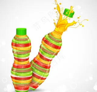 瓶子包装设计图片