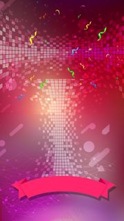 时尚像素风促销海报H5背景