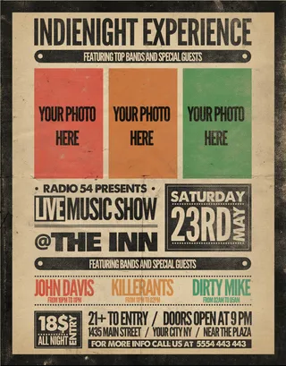 Indie国外复古创意海报素材下载