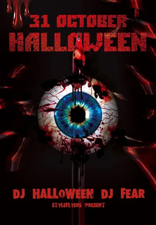 万圣节海报设计