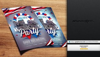 周末宣传单海报设计