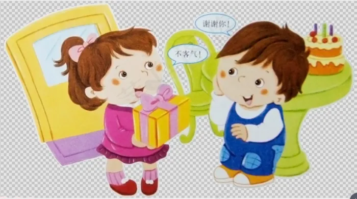 幼儿园礼仪儿歌  谢谢 不客气