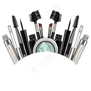 化妆培训班海报PNG图片素材