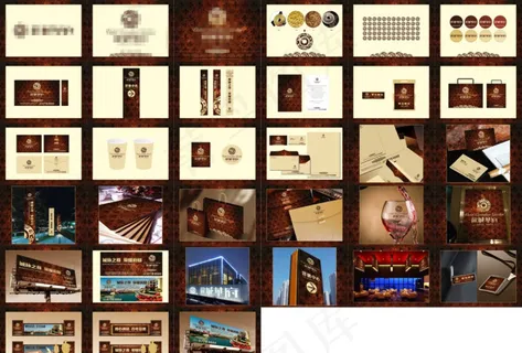 高档房地产全套vi标示系统设计 高档房地产全套vi标示系统设计