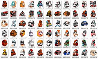 宋代艺术脸谱八十张