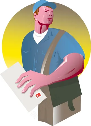 邮差邮差邮件信封袋