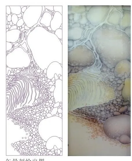 古典艺术玻璃图片cdr矢量模版下载