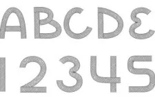 线字体
