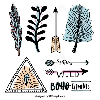 手绘印度元素包 手绘印度元素包