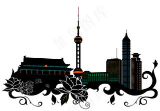 楼房建筑矢量素材