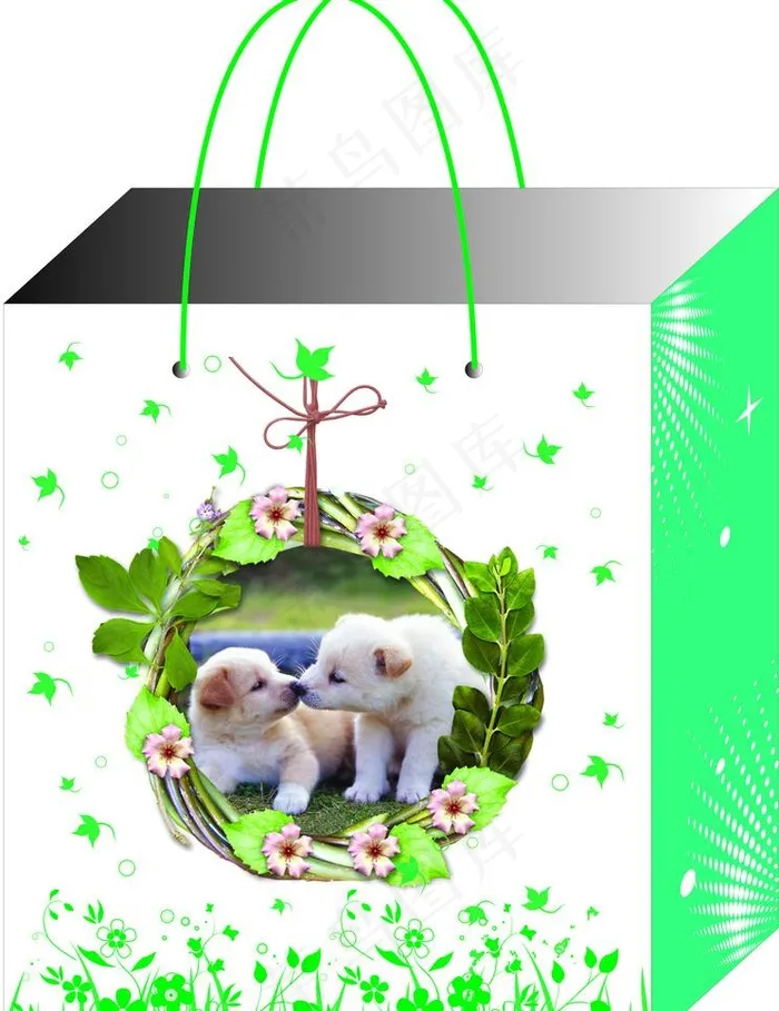 手提袋图片cdr矢量模版下载