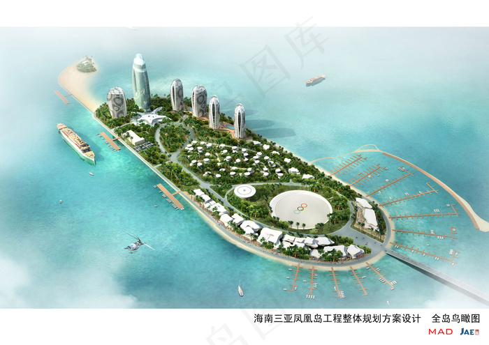 三亚凤凰岛建筑设计图片
