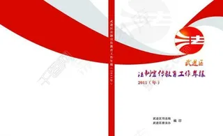 法制宣传教育工作年报封面图片